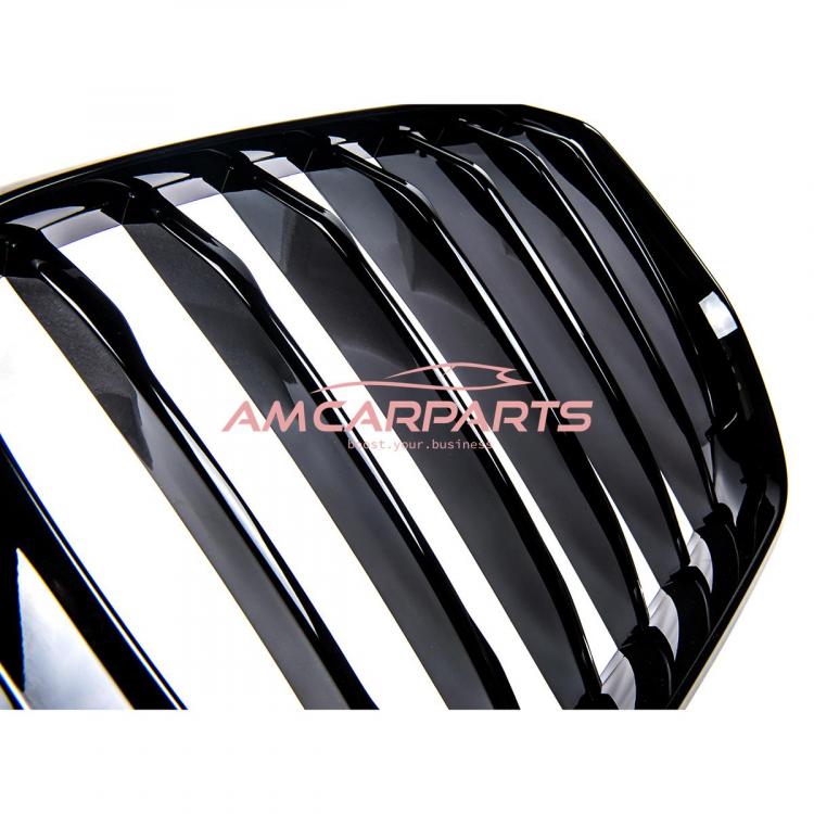 Preview: Upgrade Design Kühlergrill / Sportgrill passend für BMW X5 G05 18+ Hochglanz schwarz