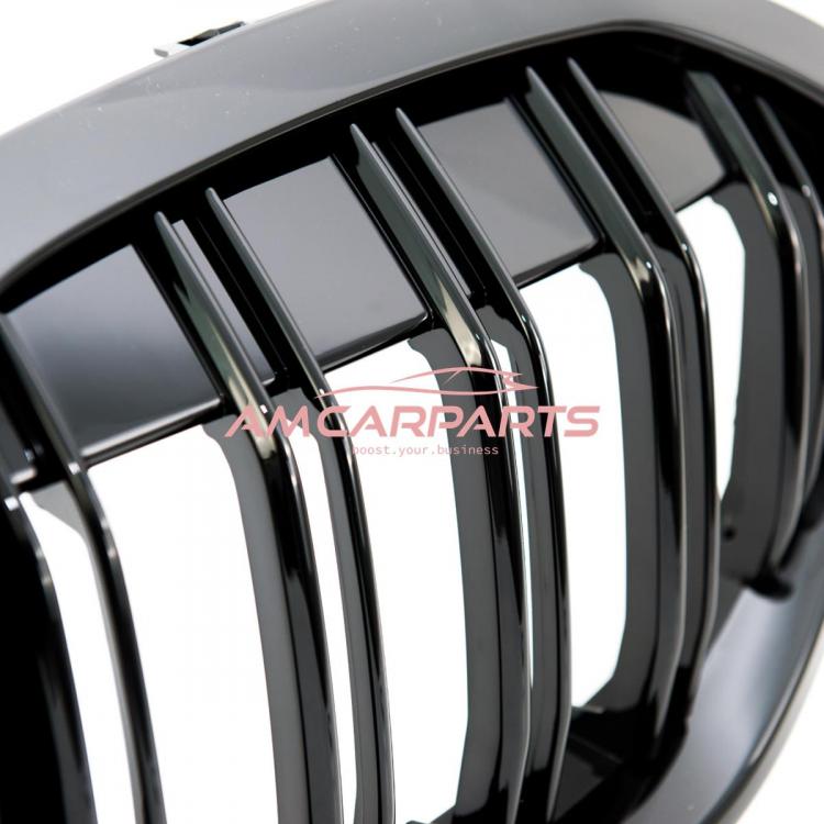 Preview: Upgrade Design Kühlergrill / Sportgrill passend für BMW 1er F40 19+ Hochglanz schwarz
