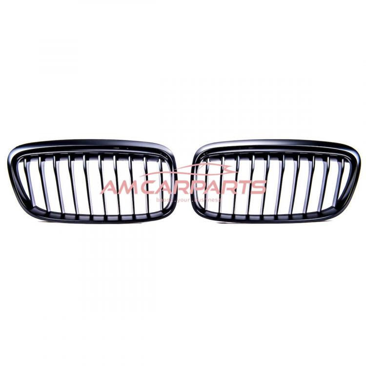 Upgrade Design Kühlergrill / Sportgrill passend für BMW 2er F45 Vor-Facelift 14-18 Matt schwarz