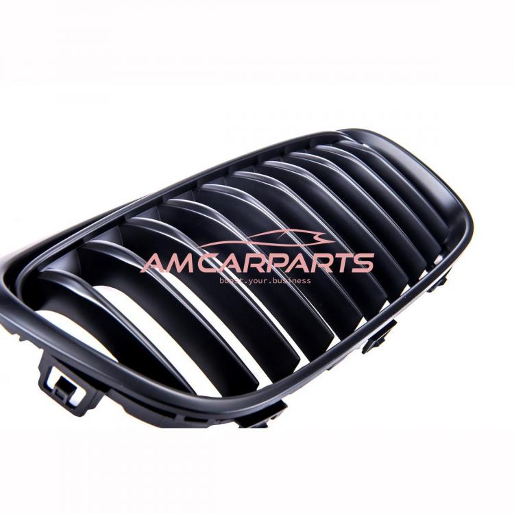 Upgrade Design Kühlergrill / Sportgrill passend für BMW 2er F45 Vor-Facelift 14-18 Matt schwarz