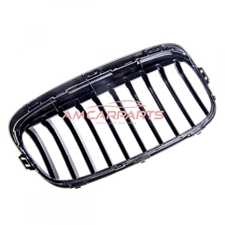 Upgrade Design Kühlergrill / Sportgrill passend für BMW 2er F45 Vor-Facelift 14-18 Hochglanz schwarz