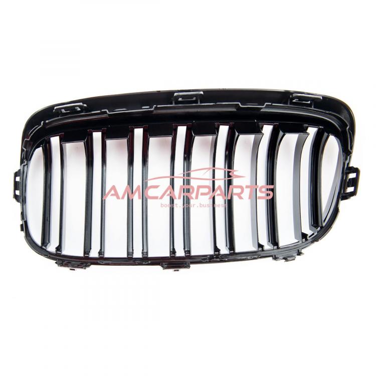 Upgrade Design Kühlergrill / Sportgrill passend für BMW 2er F45 Vor-Facelift 14-18 Hochglanz schwarz