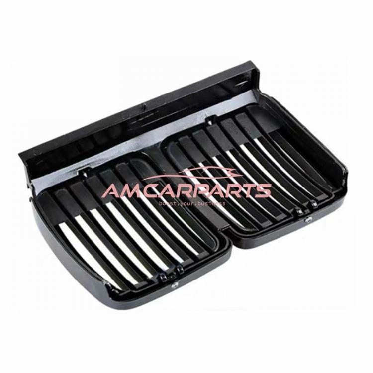 Preview: Upgrade Design Kühlergrill / Sportgrill passend für BMW 3er E30 87-94 Hochglanz schwarz