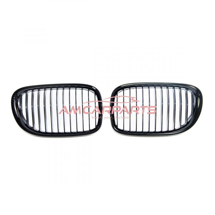 Preview: Upgrade Design Kühlergrill / Sportgrill passend für BMW 7er F01 / F02 / F03 / F04 08-15 Hochglanz schwarz