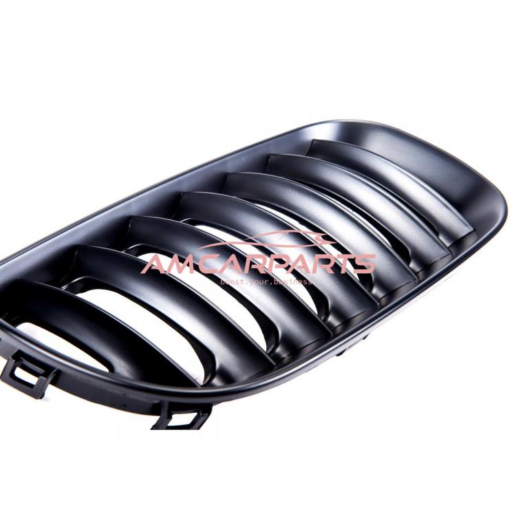 Upgrade Design Kühlergrill / Sportgrill passend für BMW X3 E83 Vor-Facelift 03-06 Matt schwarz