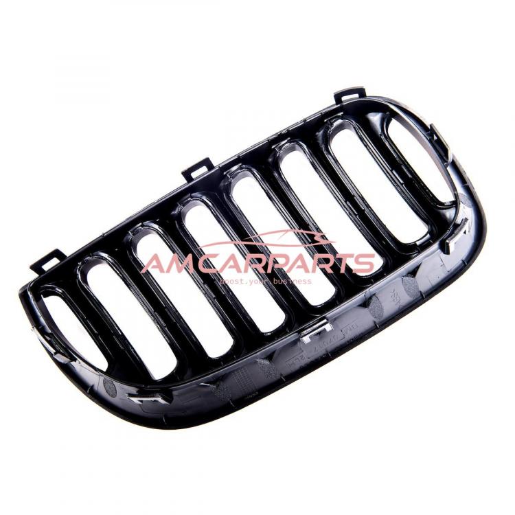 Upgrade Design Kühlergrill / Sportgrill passend für BMW X3 E83 Vor-Facelift 03-06 Matt schwarz