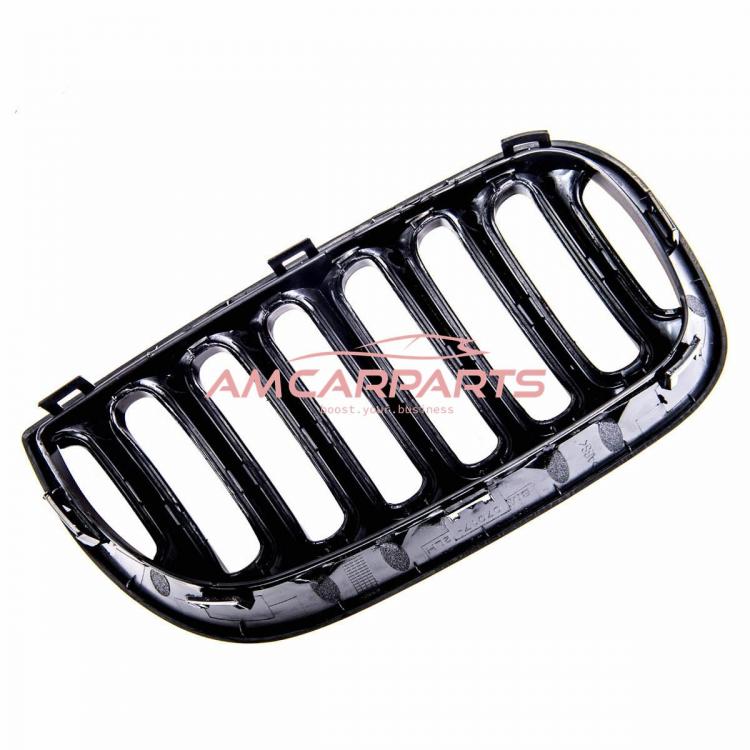 Upgrade Design Kühlergrill / Sportgrill passend für BMW X3 E83 Vor-Facelift 03-06 Hochglanz schwarz