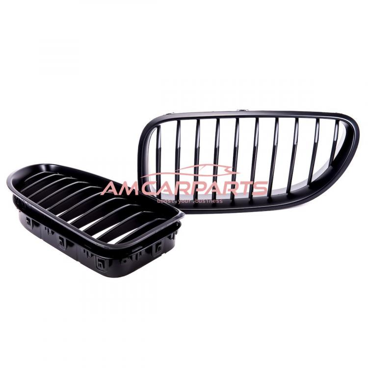 Preview: Upgrade Design Kühlergrill / Sportgrill passend für BMW 6er F12 / F13 / F06 11-18 Matt schwarz