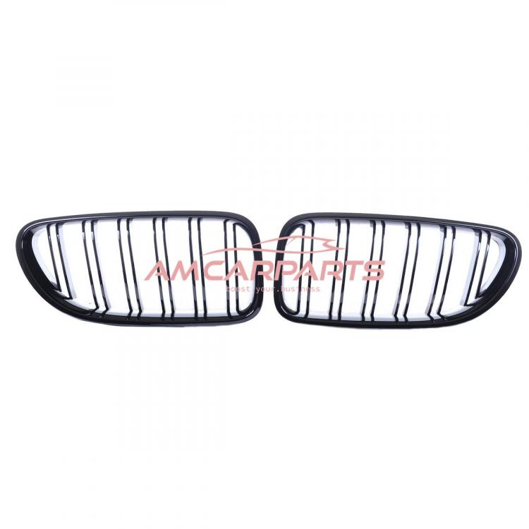 Preview: Upgrade Design Kühlergrill / Sportgrill passend für BMW 6er F12 / F13 / F06 11-18 Hochglanz schwarz