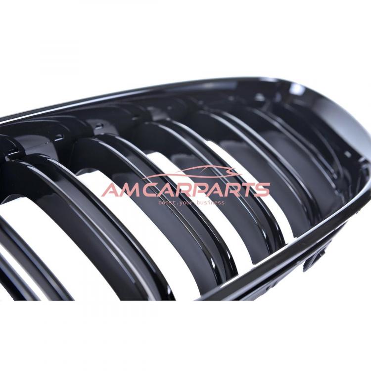Preview: Upgrade Design Kühlergrill / Sportgrill passend für BMW 6er F12 / F13 / F06 11-18 Hochglanz schwarz