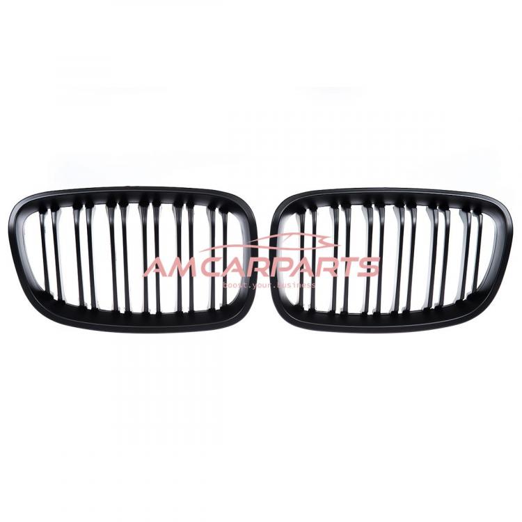 Upgrade Design Kühlergrill / Sportgrill passend für BMW 1er F20 / F21 Vor-Facelift 11-15 Matt schwarz