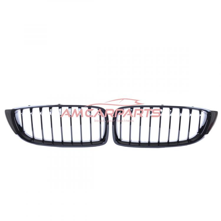 Preview: Upgrade Design Kühlergrill / Sportgrill passend für BMW 4er F32 / F33 / F36 13-21 Hochglanz schwarz