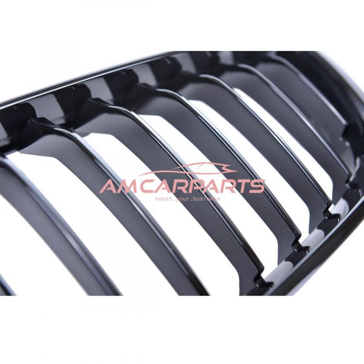 Preview: Upgrade Design Kühlergrill / Sportgrill passend für BMW 4er F32 / F33 / F36 13-21 Hochglanz schwarz