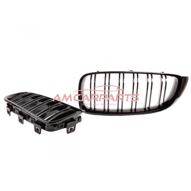 Preview: Upgrade Design Kühlergrill / Sportgrill passend für BMW 4er F32 / F33 / F36 13-21 Hochglanz schwarz