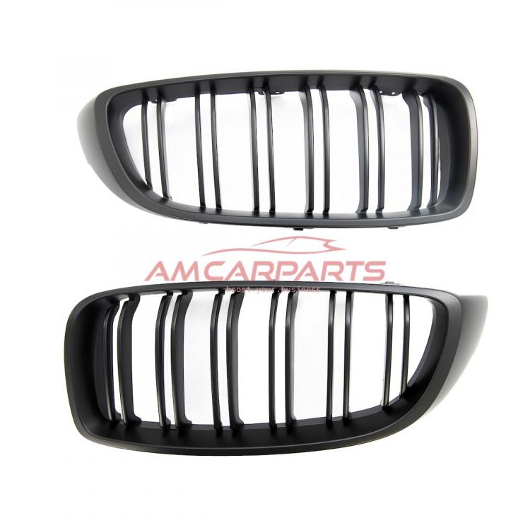 Preview: Upgrade Design Kühlergrill / Sportgrill passend für BMW 4er F32 / F33 / F36 13-21 Matt schwarz