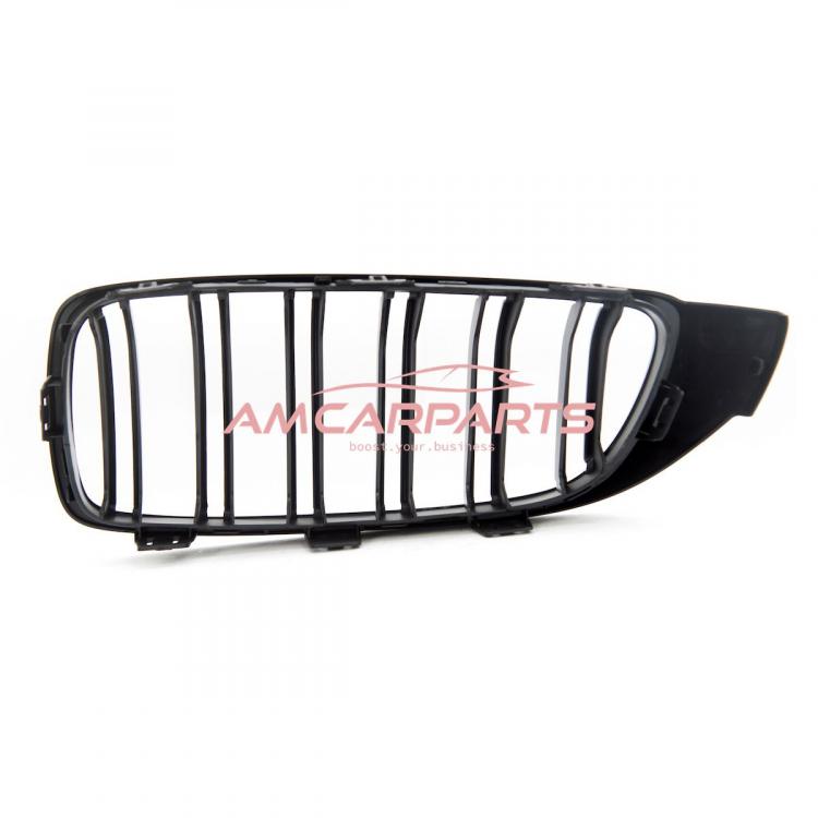Upgrade Design Kühlergrill / Sportgrill passend für BMW 4er F32 / F33 / F36 13-21 Matt schwarz