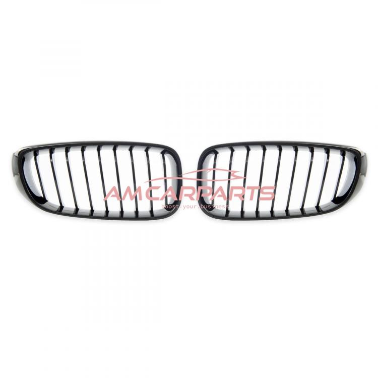 Preview: Upgrade Design Kühlergrill / Sportgrill passend für BMW 3er F34 13-20 Hochglanz schwarz