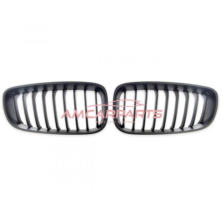 Preview: Upgrade Design Kühlergrill / Sportgrill passend für BMW 3er F34 13-20 Matt schwarz