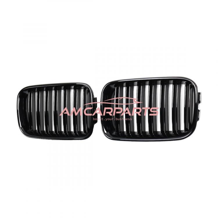 Preview: Upgrade Design Kühlergrill / Sportgrill passend für BMW 3er E36 91-96 Hochglanz schwarz