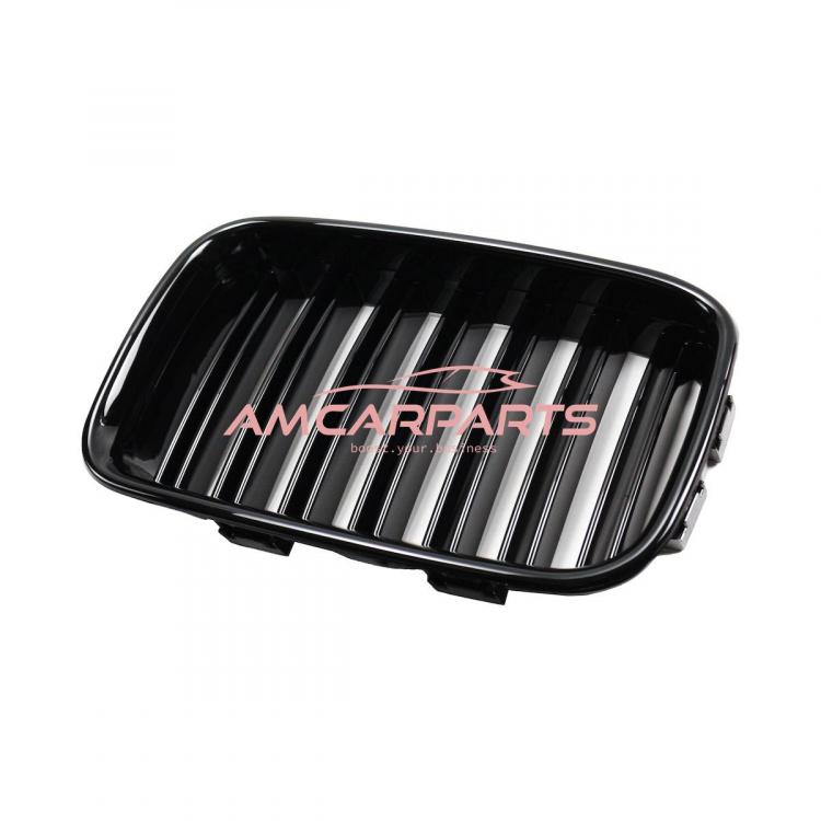 Preview: Upgrade Design Kühlergrill / Sportgrill passend für BMW 3er E36 91-96 Hochglanz schwarz