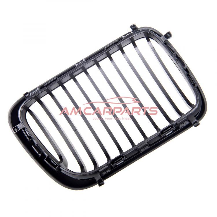 Upgrade Design Kühlergrill / Sportgrill passend für BMW 3er E36 Facelift 96-99 Matt schwarz