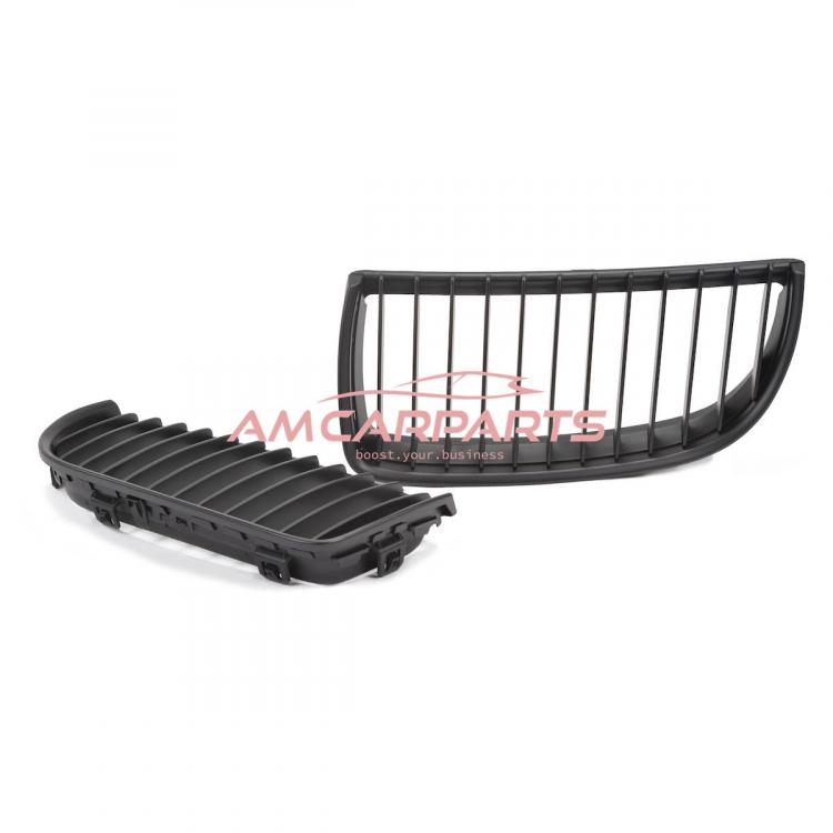 Upgrade Design Kühlergrill / Sportgrill passend für BMW 3er E90 / E91 Vor-Facelift 05-08 Matt schwarz