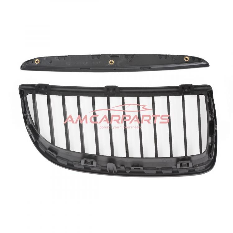 Upgrade Design Kühlergrill / Sportgrill passend für BMW 3er E90 / E91 Vor-Facelift 05-08 Matt schwarz