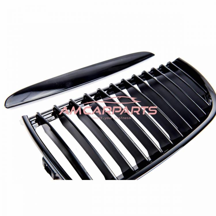 Upgrade Design Kühlergrill / Sportgrill passend für BMW 3er E90 / E91 05-08 Hochglanz schwarz