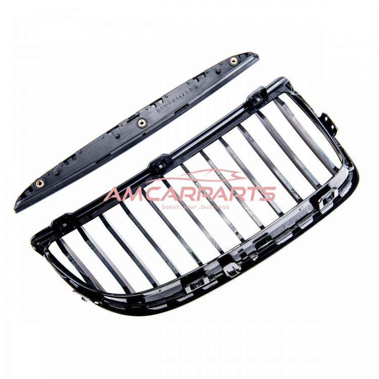 Upgrade Design Kühlergrill / Sportgrill passend für BMW 3er E90 / E91 05-08 Hochglanz schwarz