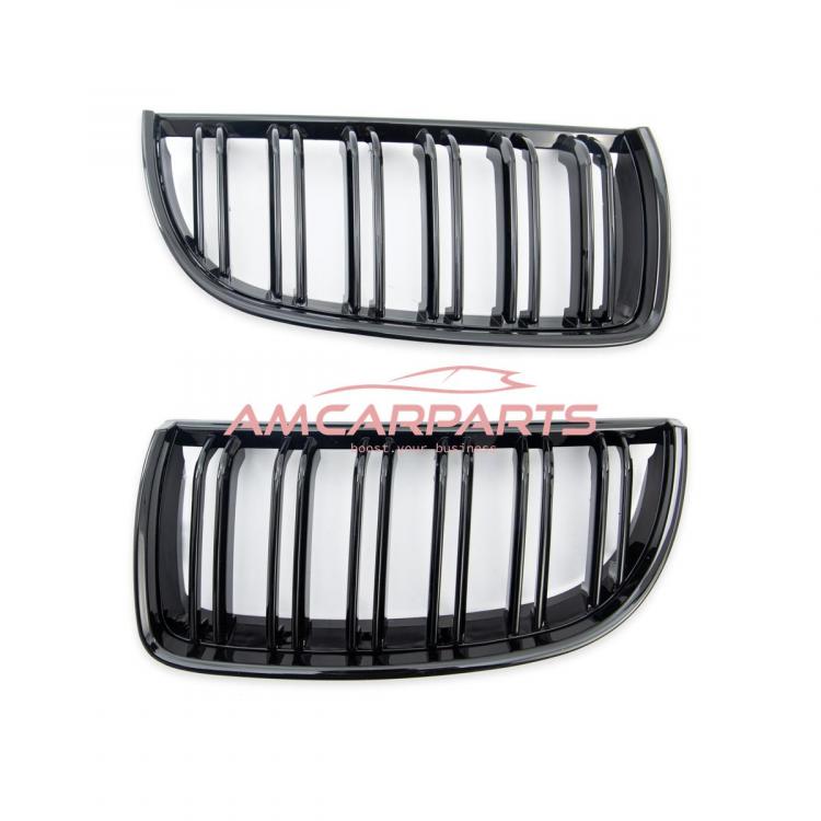 Upgrade Design Kühlergrill / Sportgrill passend für BMW 3er E90 / E91 05-08 Hochglanz schwarz