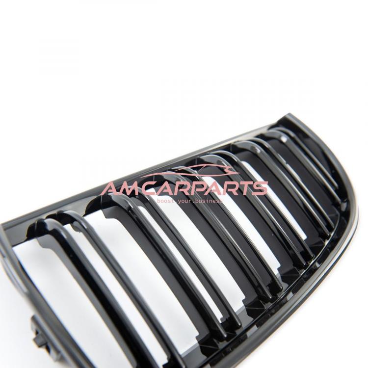 Upgrade Design Kühlergrill / Sportgrill passend für BMW 3er E90 / E91 05-08 Hochglanz schwarz