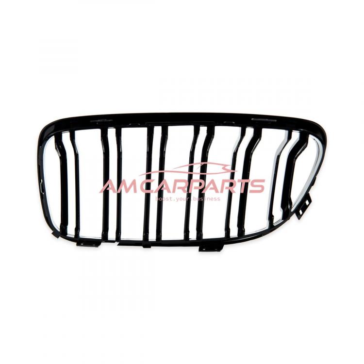 Upgrade Design Kühlergrill / Sportgrill passend für BMW 3er E90 / E91 Facelift 08-11 Hochglanz schwarz