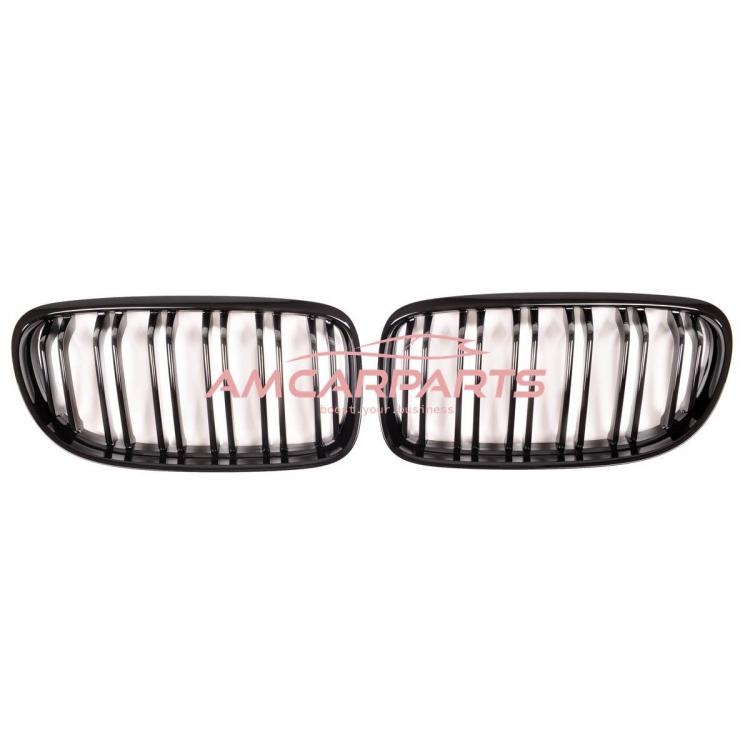 Upgrade Design Kühlergrill / Sportgrill passend für BMW 3er E90 / E91 Facelift 08-11 Matt schwarz