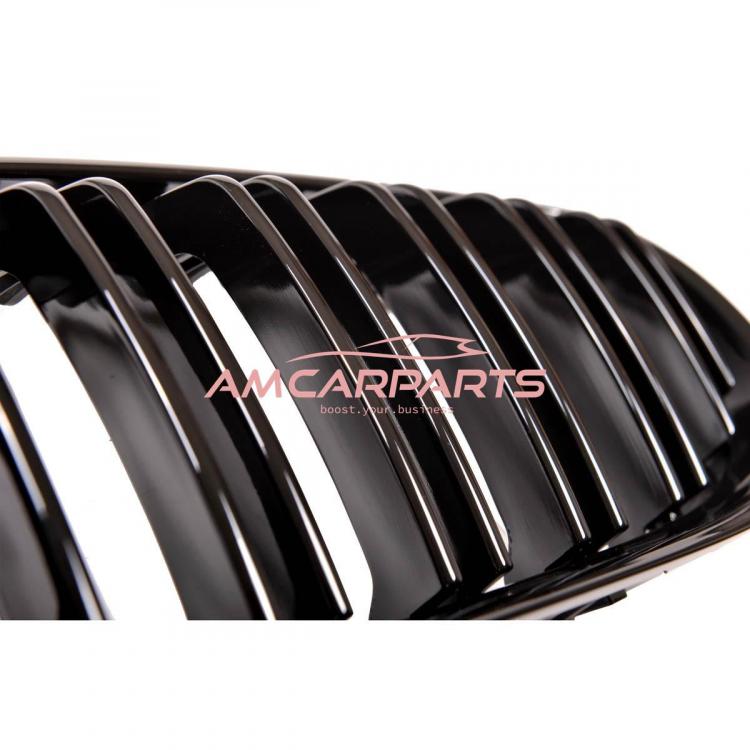 Upgrade Design Kühlergrill / Sportgrill passend für BMW 3er E90 / E91 Facelift 08-11 Matt schwarz