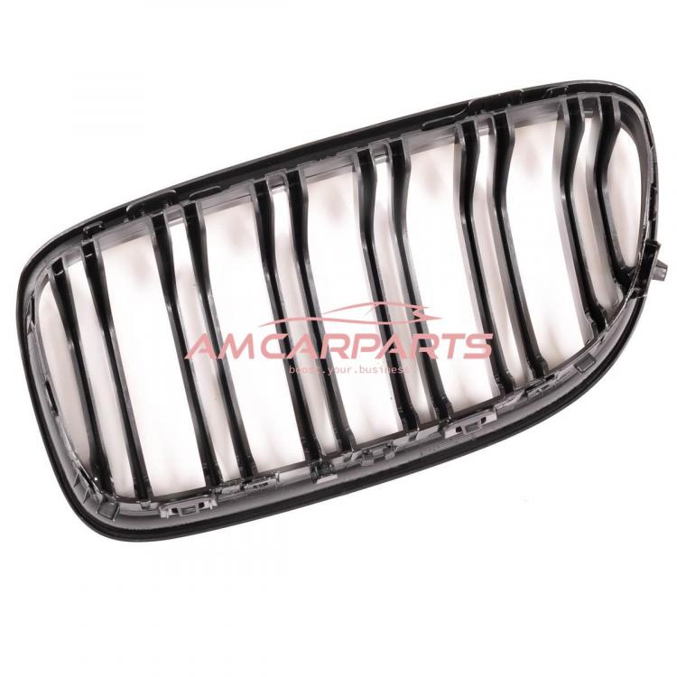 Upgrade Design Kühlergrill / Sportgrill passend für BMW 3er E90 / E91 Facelift 08-11 Matt schwarz