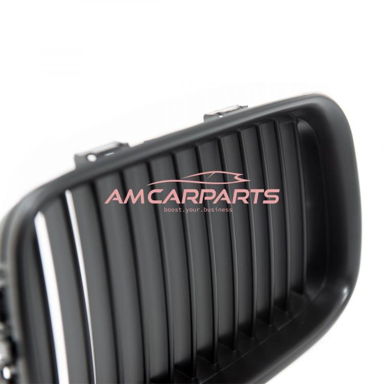 Preview: Upgrade Design Kühlergrill / Sportgrill passend für BMW 3er E36 Vor-Facelift 91-96 Matt schwarz