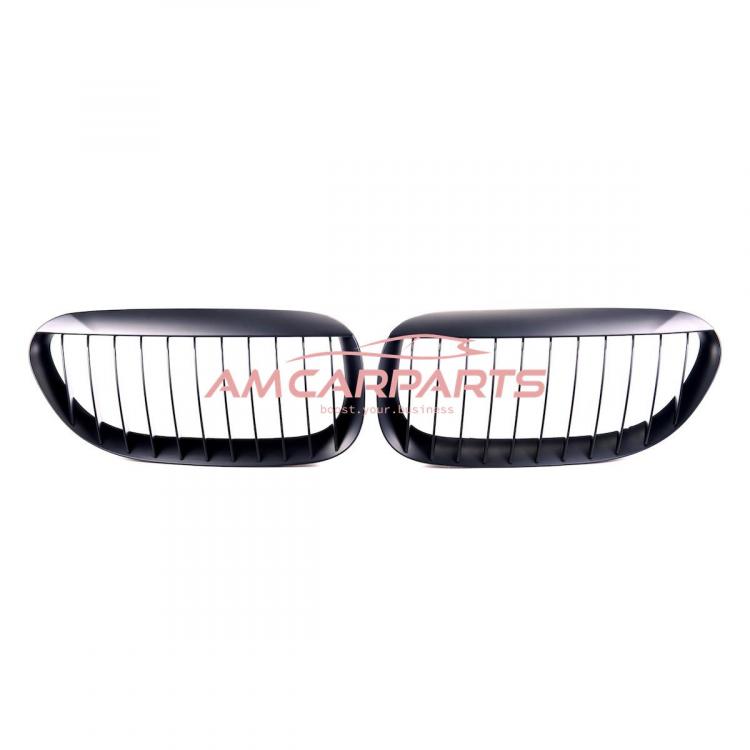 Preview: Upgrade Design Kühlergrill / Sportgrill passend für BMW 6er E63 / E64 03-10 Matt schwarz