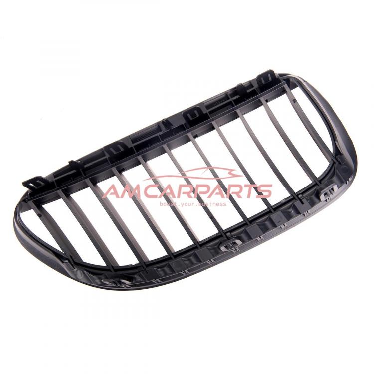 Upgrade Design Kühlergrill / Sportgrill passend für BMW 6er E63 / E64 03-10 Matt schwarz