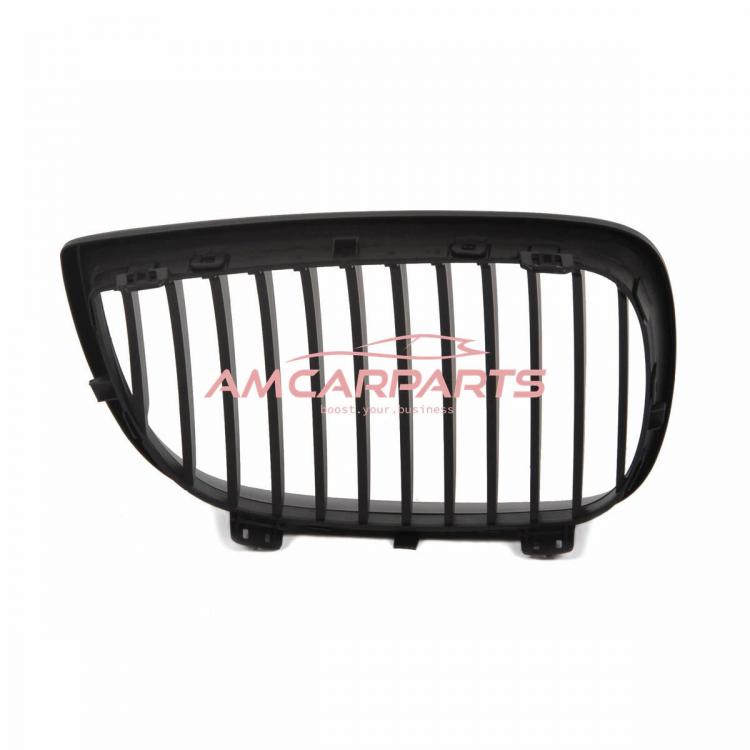 Upgrade Design Kühlergrill / Sportgrill passend für BMW 1er E81 / E87 Vor-Facelift 04-07 Matt schwarz