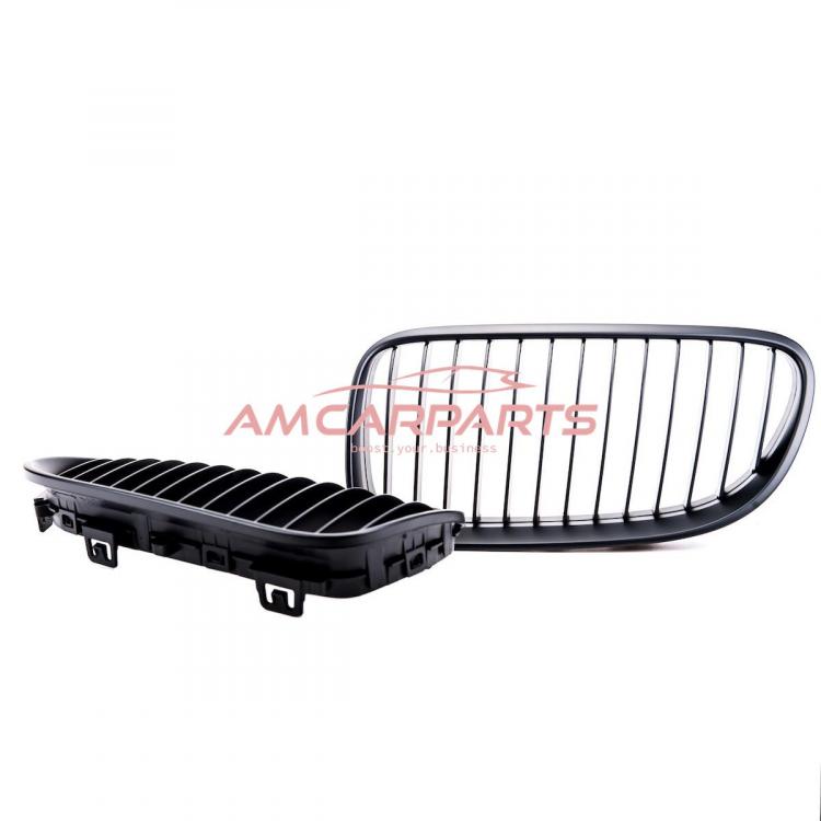 Preview: Upgrade Design Kühlergrill / Sportgrill passend für BMW 3er E92 / E93 Facelift 10-13 Matt schwarz