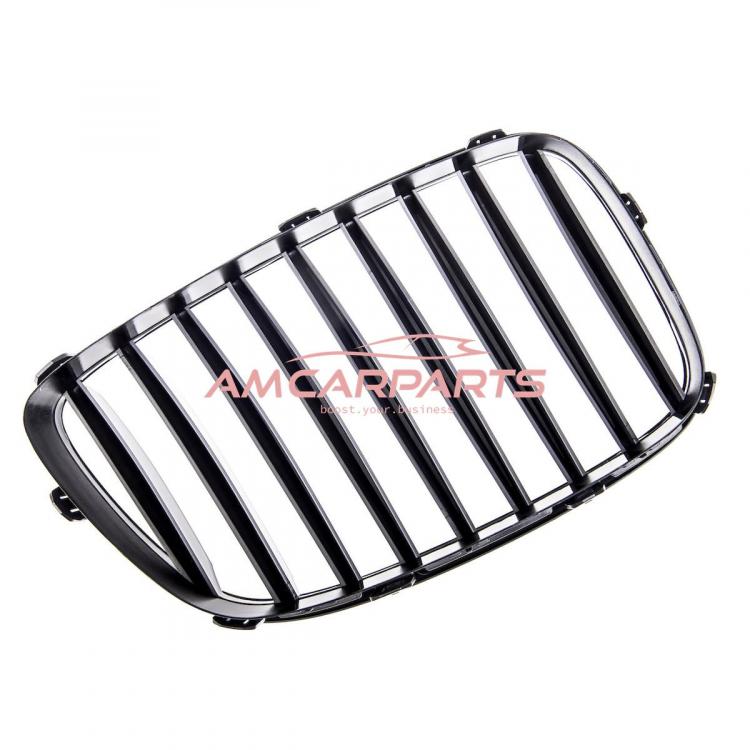 Upgrade Design Kühlergrill / Sportgrill passend für BMW 5er F07 13-17 Hochglanz schwarz