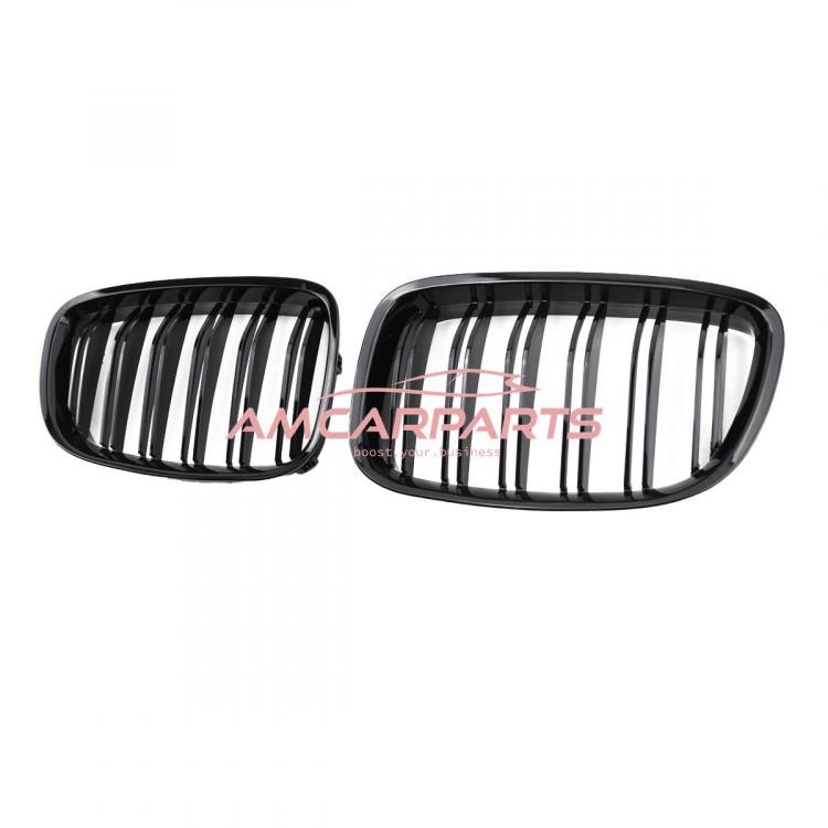 Upgrade Design Kühlergrill / Sportgrill passend für BMW 5er F07 13-17 Hochglanz schwarz