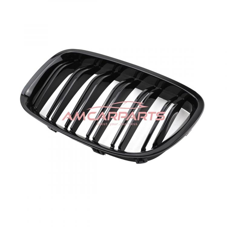 Upgrade Design Kühlergrill / Sportgrill passend für BMW 5er F07 13-17 Hochglanz schwarz