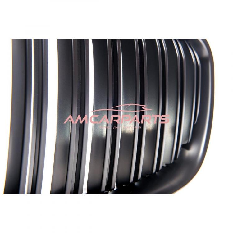 Preview: Upgrade Design Kühlergrill / Sportgrill passend für BMW 5er F07 13-17 Matt schwarz