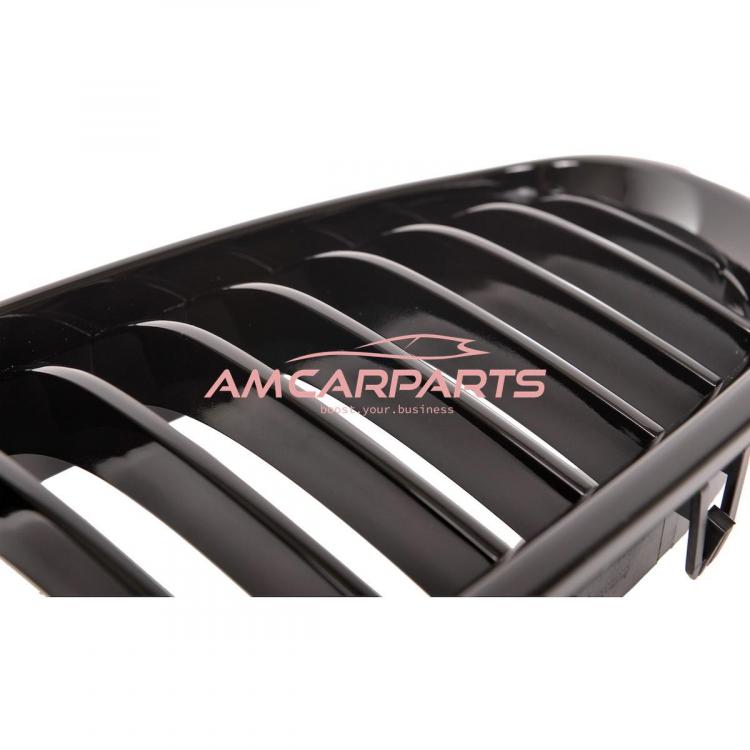 Upgrade Design Kühlergrill / Sportgrill passend für BMW 5er F10 / F11 10-16 Hochglanz schwarz