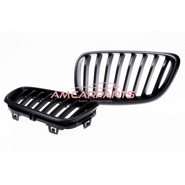 Preview: Upgrade Design Kühlergrill / Sportgrill passend für BMW 2er F22 / F23 13-21 Matt schwarz