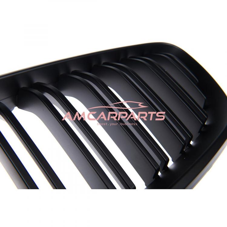 Preview: Upgrade Design Kühlergrill / Sportgrill passend für BMW 2er F22 / F23 13-21 Matt schwarz