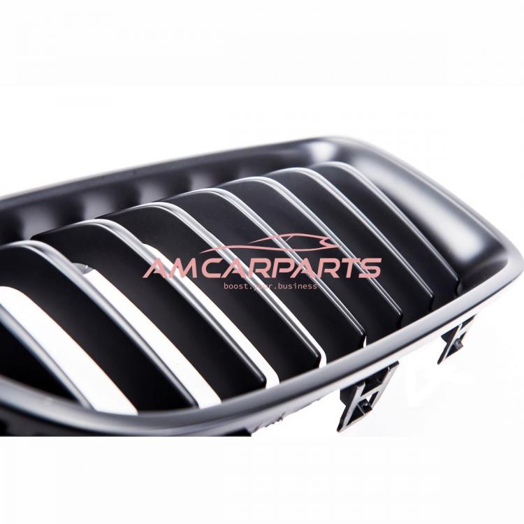 Preview: Upgrade Design Kühlergrill / Sportgrill passend für BMW 3er F30 / F31 11-19 Matt schwarz