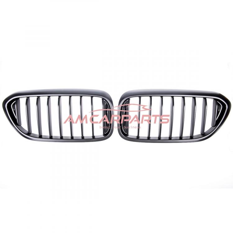 Upgrade Design Kühlergrill / Sportgrill passend für BMW 5er G30, F90 / G31 Vor-Facelift 17-20 Matt schwarz