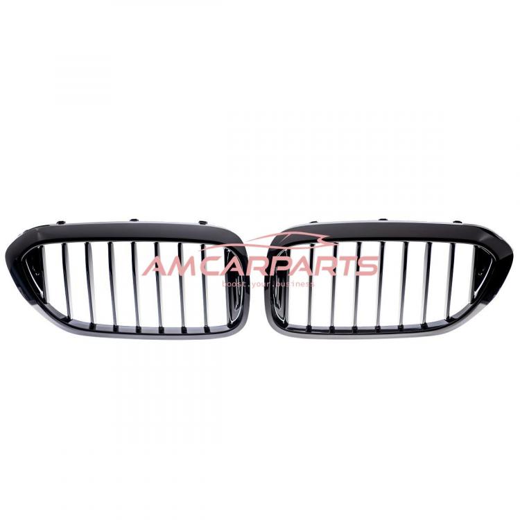 Upgrade Design Kühlergrill / Sportgrill passend für BMW 5er G30 / G31 Vor-Facelift 17-20 Hochglanz schwarz